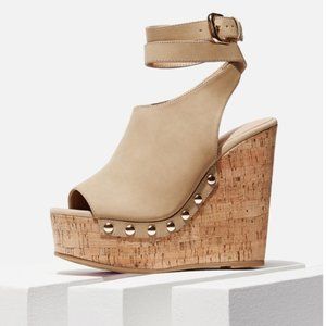 SARAHH STUDDED WEDGES